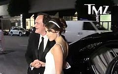 Director Quentin Tarantino with wife Daniella Pick last year (Credit: TMZ) Director Quentin Tarantino with wife Daniella Pick last year (Credit: TMZ)