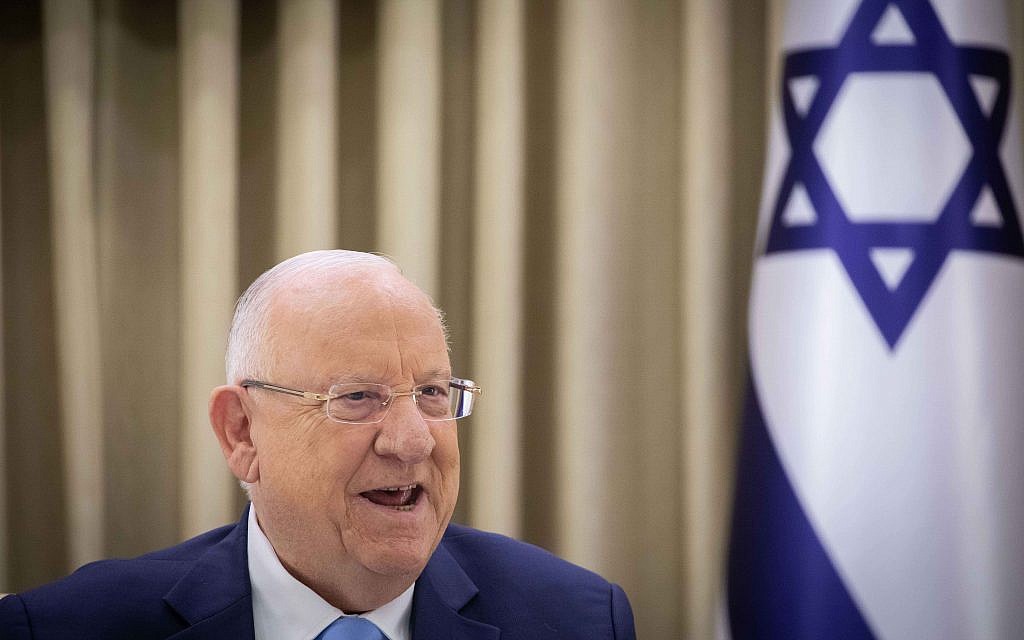 Members of the Joint List uring a consultation meeting with Israeli President Reuven Rivlin in Jerusalem, Sunday, Sept. 22, 2019. Photo by: Yonantan Sindel-JINIPIX