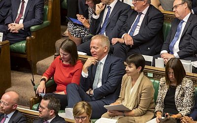 Liberal Democrat leader Jo Swinson (centre left) as Prime Minister Boris Johnson made a statement to MPs in the House of Commons, London, (Photo credit: Roger Harris/UK Parliament/PA Wire)