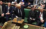 Boris Johnson addresses a tense House of Commons (UK Parliament/PA Wire)