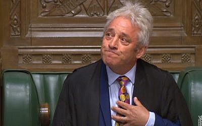 Speaker John Bercow (Photo credit: House of Commons/PA Wire)