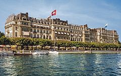 The magnificent Grand Hotel-National overlooking Lake Luscerne The magnificent Grand Hotel-National overlooking Lake Luscerne