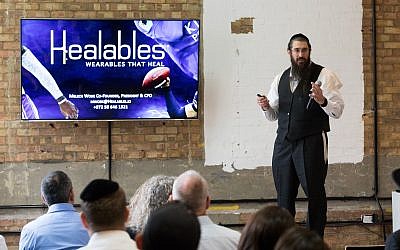 Moshe Lebowitz, Healables. TechSpace in Shoreditch. Credit: Shai Dolev