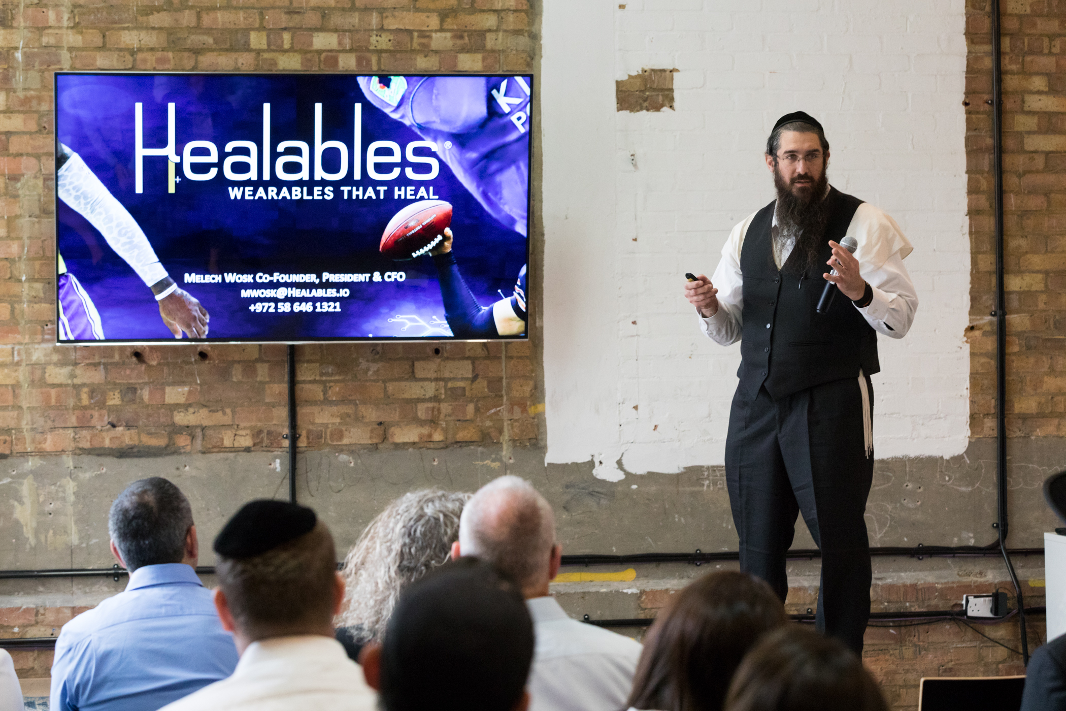 Moshe Lebowitz, Healables. TechSpace in Shoreditch. Credit: Shai Dolev