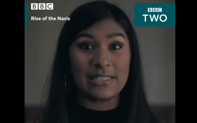 Trailer for BBC Two series 'Rise of the Nazis,  (Credit: Twitter)