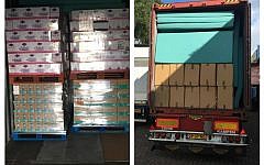 Container filled with humanitarian aid, heading to the Bahamas