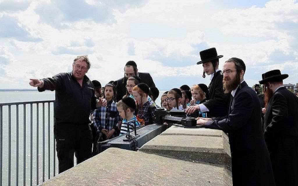 A scene from the Promised Island, the BBC documentary looking t the newly-established Charedi community of Canvey Island. Image credit: BBC/Spring Films/Laurie Sparham