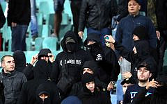 Bulgaria fans in the stands after an announcement over the Tannoy during the UEFA Euro 2020 Qualifying match at the Vasil Levski National Stadium, Sofia, Bulgaria. (Photo credit: Nick Potts/PA Wire.) Bulgaria fans in the stands after an announcement over the Tannoy during the UEFA Euro 2020 Qualifying match at the Vasil Levski National Stadium, Sofia, Bulgaria. (Photo credit: Nick Potts/PA Wire.)
