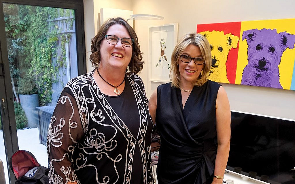 Pictured from left to right are deputy head Lara Thomas with headteacher Victoria Alter