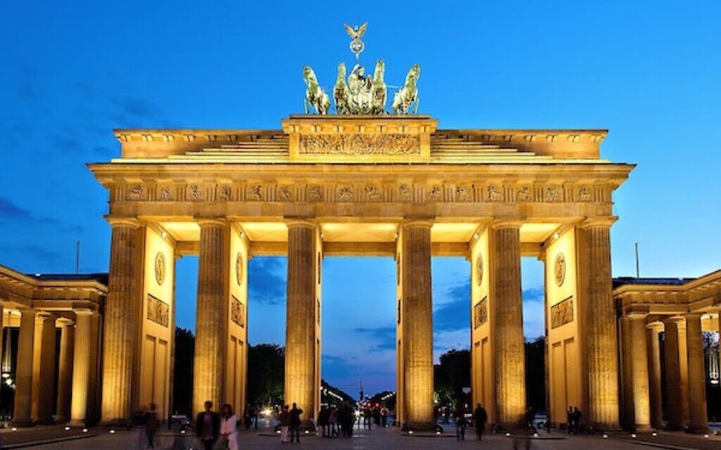 The Brandenburg Gate, icon of Berlin and Germany