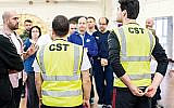 CST volunteers in training