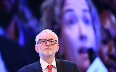 Labour leader Jeremy Corbyn at the CBI conference at the InterContinental Hotel in London (Photo credit: Stefan Rousseau/PA Wire)
