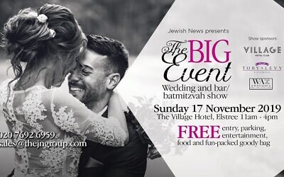 Planning a Jewish wedding or Bar/Batmitzvah? Meet over 70 suppliers on one great day to help you plan the event you've dreamed of!