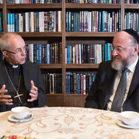 Archbishop of Canterbury Justin Welby with his friend, Chief Rabbi Ephraim Mirvis.

Credit: Blake Ezra Photography