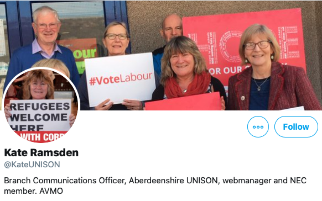 Kate Ramsden's twitter