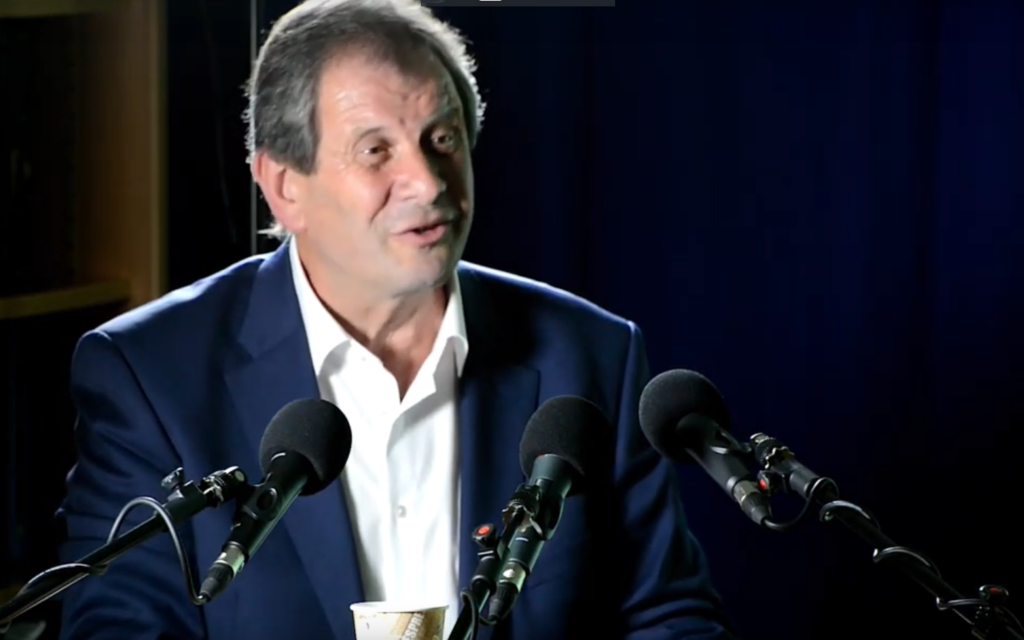 Jonathan Metliss at event on tackling racism in sport in June 2019