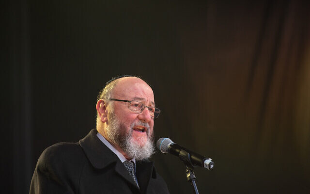 Chief Rabbi Ephraim Mirvis (Photo credit: Dominic Lipinski/PA Wire)