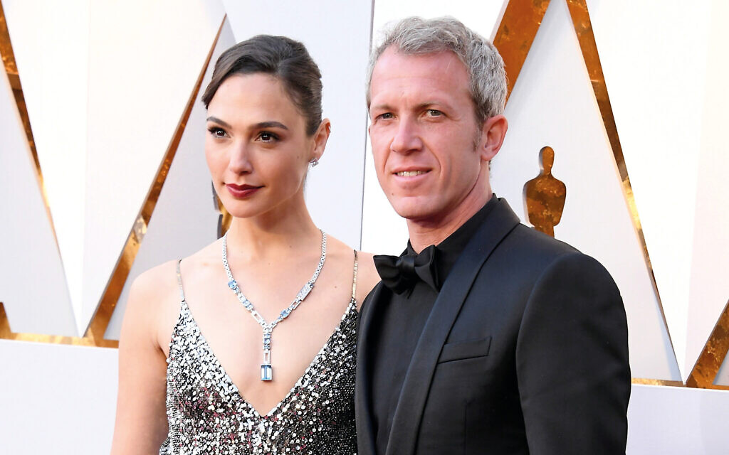 Gal Gadot (L) and Yaron Varsano