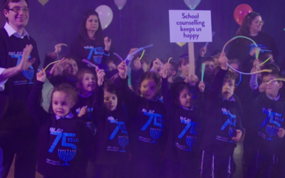North West London Jewish Day School help in the school's fundraising video