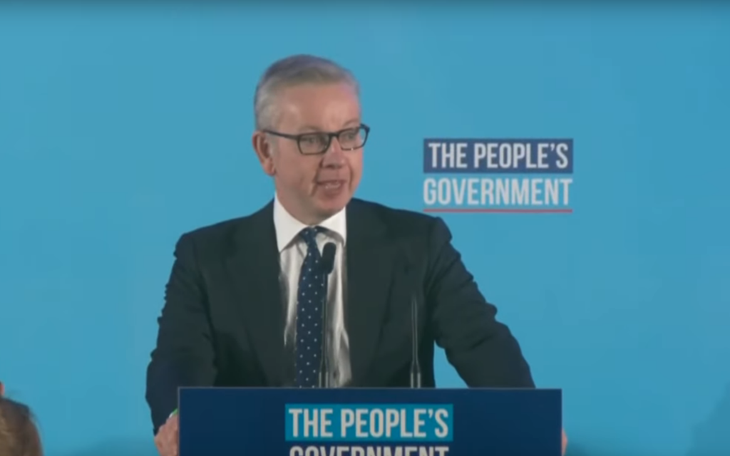 Michael Gove (Credit: The Telegraph / YouTube)
