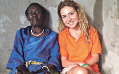 Angela Homsi with the very first beneficiary of Ignite’s services