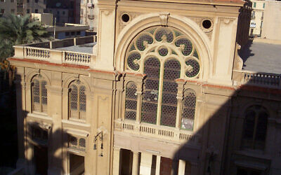 Eliyahu Hanavi Synagogue, located in Nabi Daniel Street, in Alexandria, Egypt. (Wikipedia/Author: Moshirah)