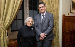 Vera Schaufeld and Safet Vukalic (Credit: Holocaust Memorial Day Trust, Grainge Photography)