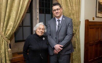 Vera Schaufeld and Safet Vukalic (Credit: Holocaust Memorial Day Trust, Grainge Photography)