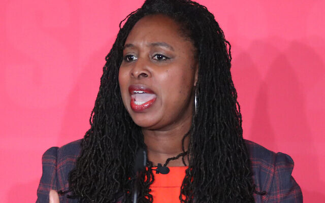 Dawn Butler speaking during deputy Labour leadership hustings in Liverpool in January 2020. Photo credit: Danny Lawson/PA Wire