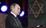 Russian President Vladimir Putin .(Aleksey Nikolskyi, Sputnik Kremlin Pool Photo via AP)