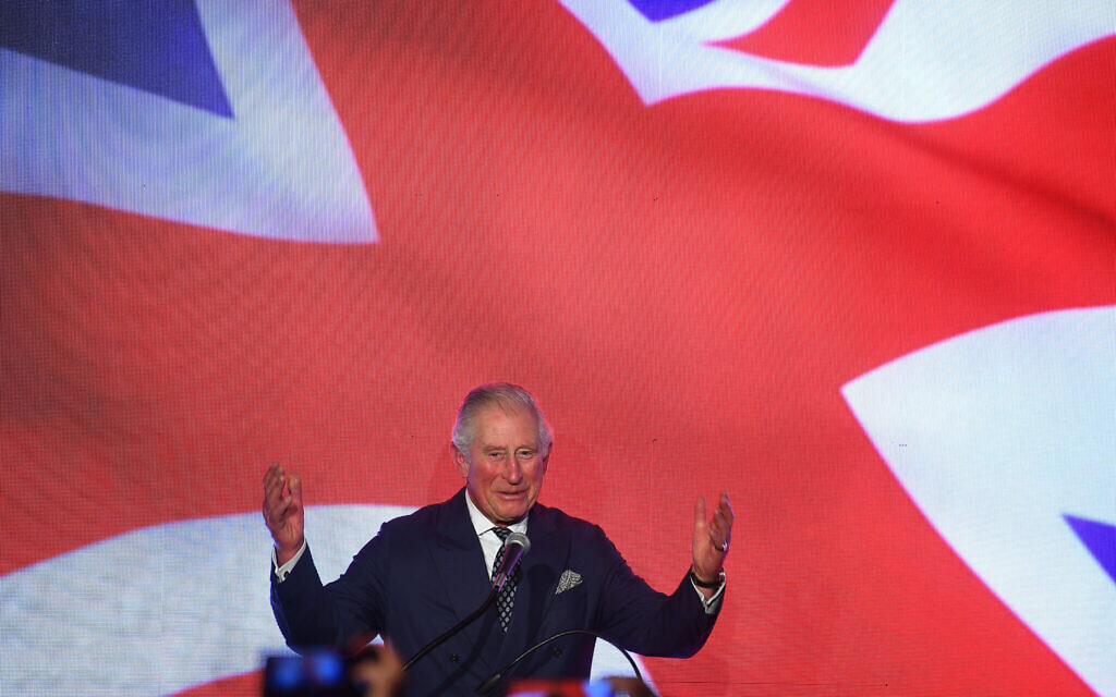 The Prince of Wales speaks at a reception at the ambassador's residence in Tel Aviv on the first day of his visit to Israel and the occupied Palestinian territories. PA Photo. Picture date: Thursday January 23, 2020. See PA story ROYAL Charles. Photo credit should read: Victoria Jones/PA Wire