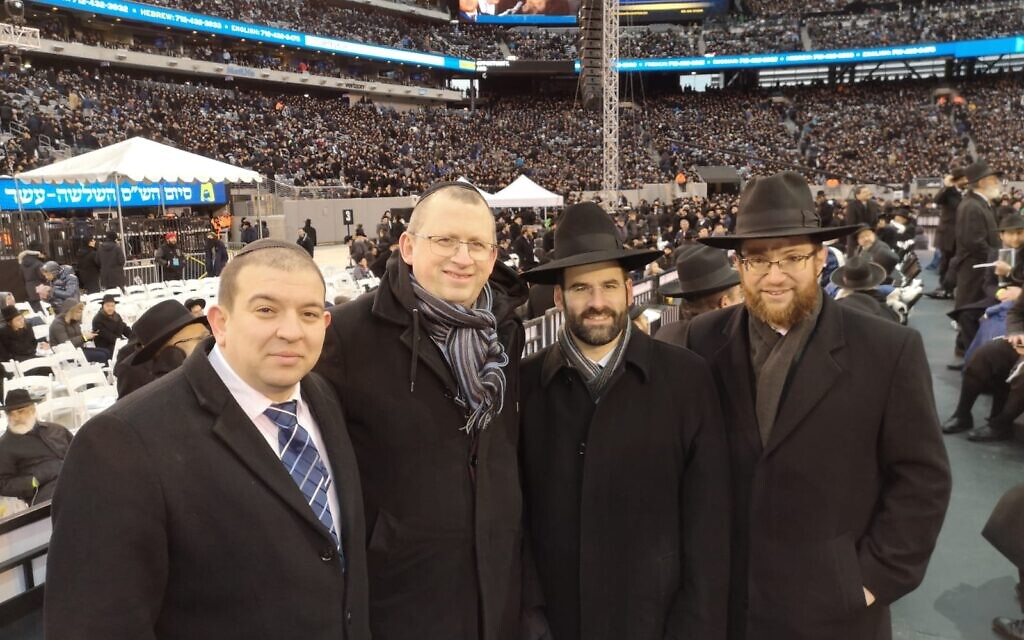 Rabbis Sam Taylor, Barry Lerer, Yoni Birnbaum,  Nicky Liss
