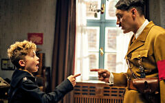Scene from Jojo Rabbit with Taika Waititi as Hitler