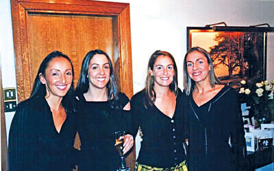 Jo (left), Janie and Julie with sister Jenny (second right), who died in 2016