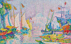 Paul Signac, La Corne d’Or. Matin, 1907, oil on canvas, 73 by 92cm. (est. £5,000,000 – 7,000,000) (Courtesy of Sotheby’s)