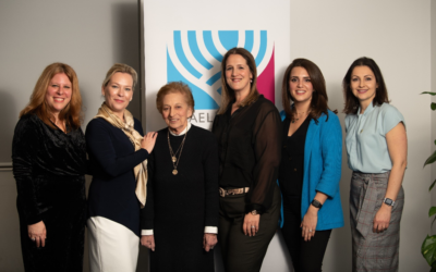 Lady Ruth Morris of Kenwood (third from left) speaks at an Israel Bonds Event (Blake Ezra Photography)