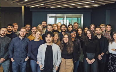 The ASO Co team at their offices in digital agency Jellyfish’s London HQ at The Shard