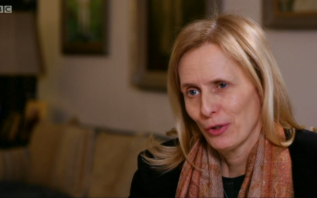 International correspondent Orla Geruin appearing on BBC News at Ten on Wednesday (Credit: BBC iPlayer)