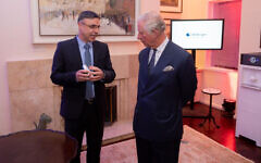 Prince Charles and Professor Hossam Haick Prince Charles and Professor Hossam Haick