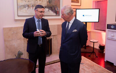 Prince Charles and Professor Hossam Haick