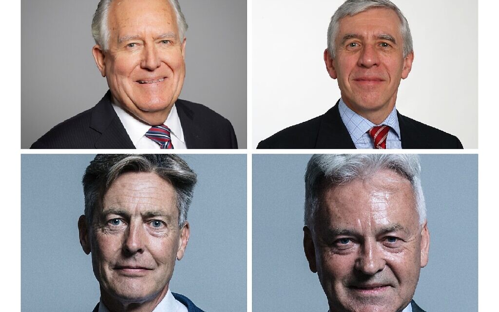 Peter Hain, Jack Straw, Ben Bradshaw and Sir Alan Duncan