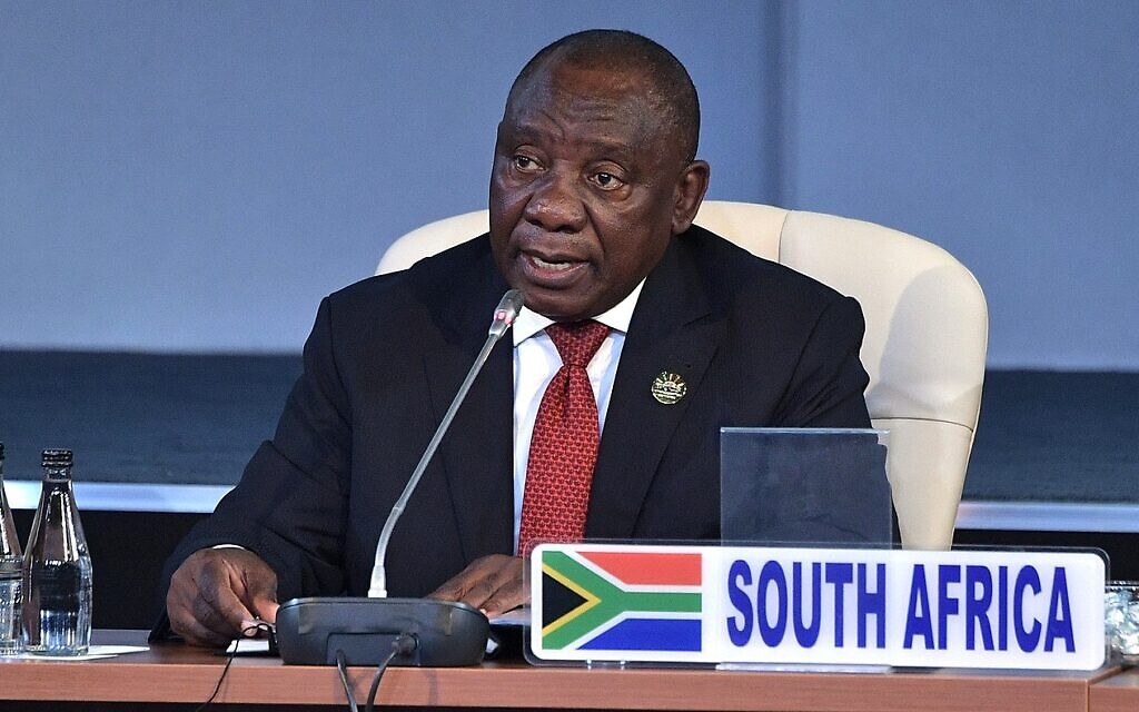 South African president Cyril Ramaphosa


(Wikipedia/Author: Пресс-служба Президента Российской Федерации. Attribution: Kremlin.ru/https://creativecommons.org/licenses/by/4.0/legalcode)