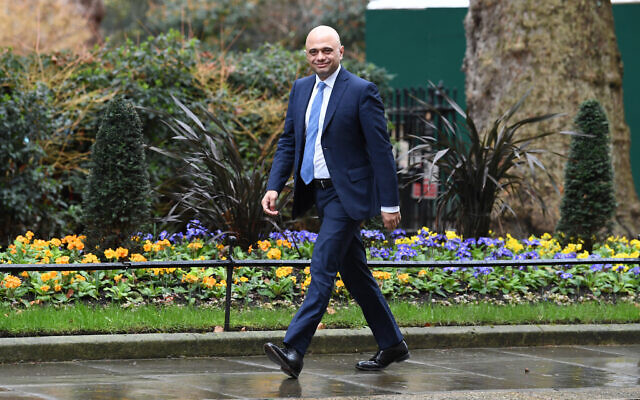 Former Chancellor of the Exchequer Sajid Javid arriving in Downing Street, London, Photo credit: Stefan Rousseau/PA Wire