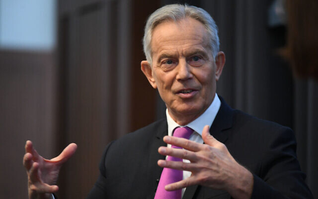 Former prime minister Tony Blair during a speech to mark the 120th anniversary of the founding of the Labour party, in the Great Hall at King's College, London. PA Photo. Picture date: Thursday February 20, 2020. See PA story POLITICS Labour. Photo credit should read: Stefan Rousseau/PA Wire