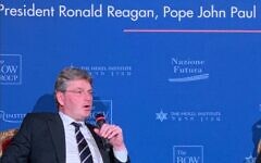 Daniel Kawczynski pictured at the National Conservatism Conference