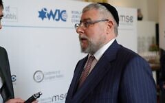 Chief Rabbi Pinchas Goldschmidt, president of the Conference of European Rabbis (CER), issued the warning at the Munich Security Conference, during a CER-sponsored debate about social media companies and radicalisation. Chief Rabbi Pinchas Goldschmidt, president of the Conference of European Rabbis (CER), issued the warning at the Munich Security Conference, during a CER-sponsored debate about social media companies and radicalisation.