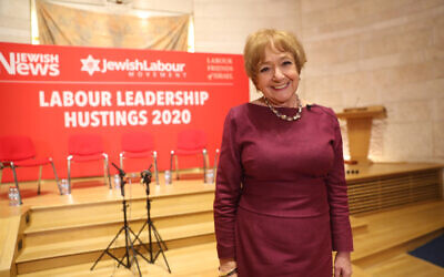 Margaret Hodge at the Jewish Labour Movement's leadership hustings (Marc Morris)