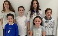 From back: Gabriella Spillman, Zach Spillman, Jessica Spillman and Rafi Garcia. At front from left to right: Ilan Garcia and Sophia Novick From back: Gabriella Spillman, Zach Spillman, Jessica Spillman and Rafi Garcia. At front from left to right: Ilan Garcia and Sophia Novick