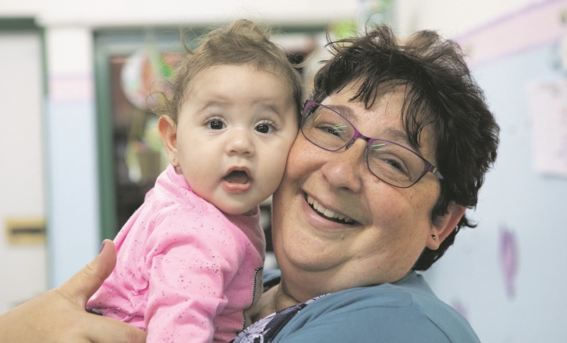 Migdal Ohr's daycare centre looks after children from as young as three-months-old Credit: Geoffrey Alan Photography