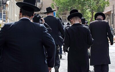 Orthodox men in Israel